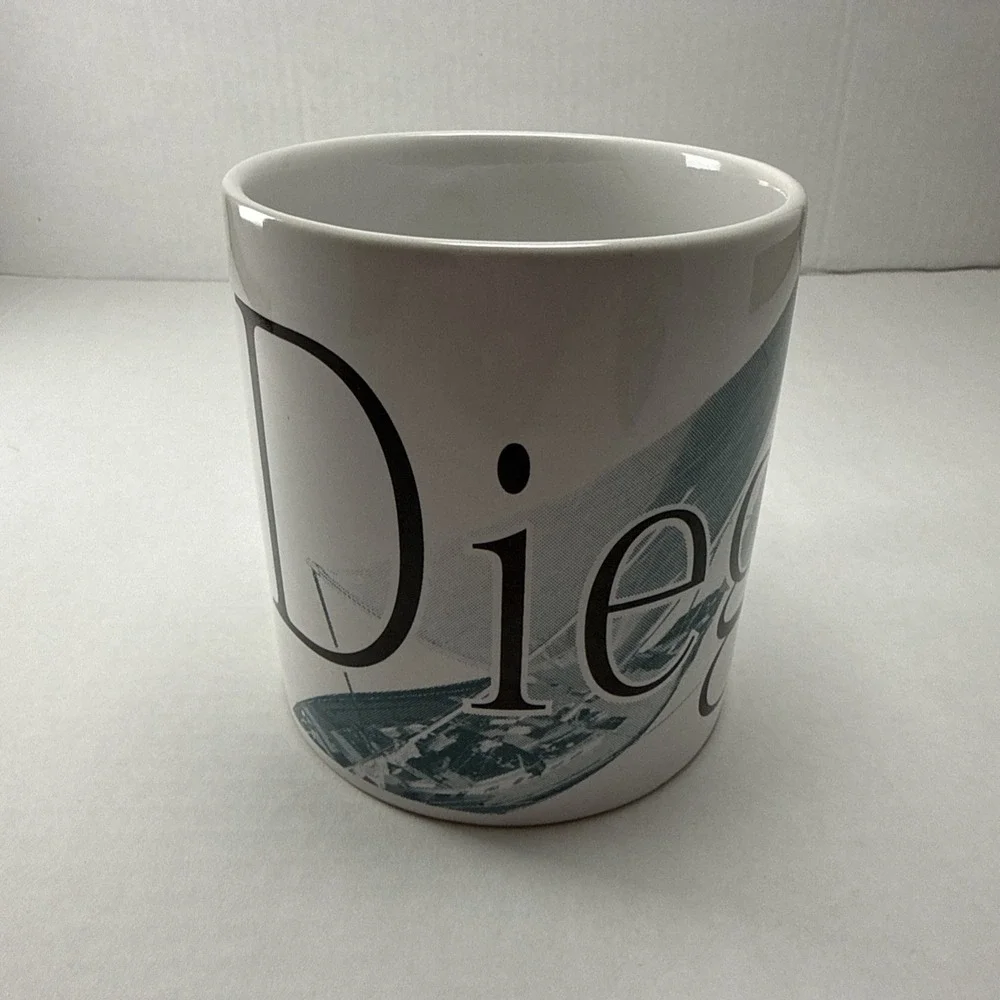 STARBUCKS COFFEE Vintage 1994 Collector Series SAN DIEGO California CITY MUG
